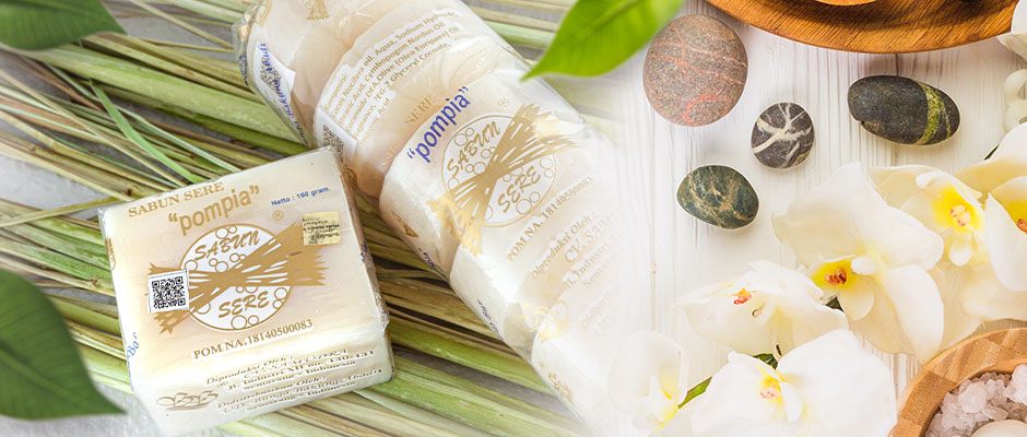 Pompia Square Lemongrass Soap